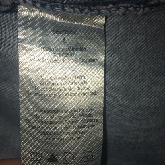 AC/DC Denim Jacket With Patch On Back NWT - Picture 9 of 10